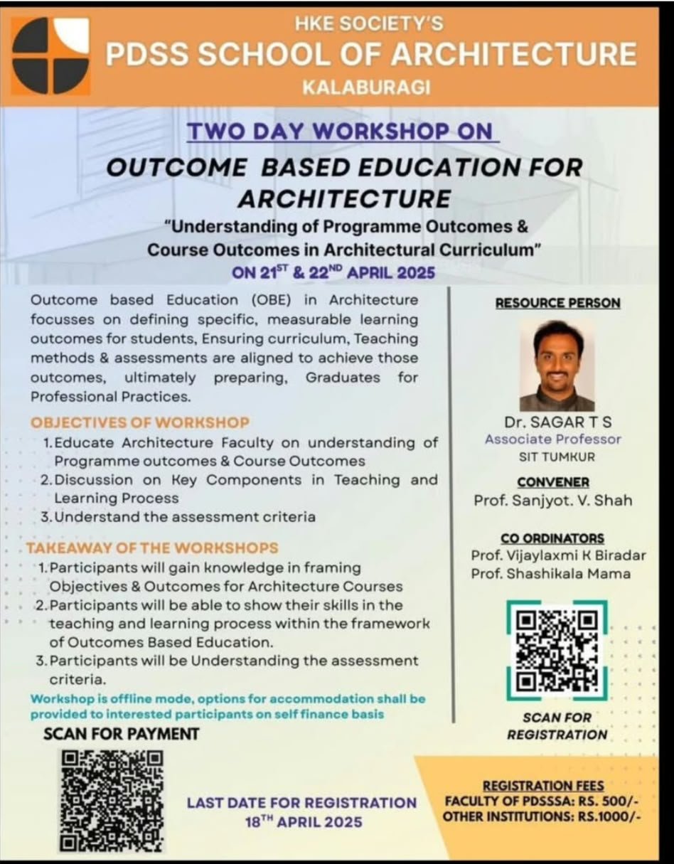 FDP on 'Outcome Based Education For Architecture'